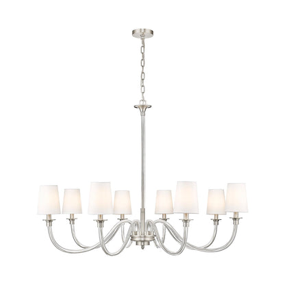 Katerina Chandelier in Brushed Nickel (8-Light).