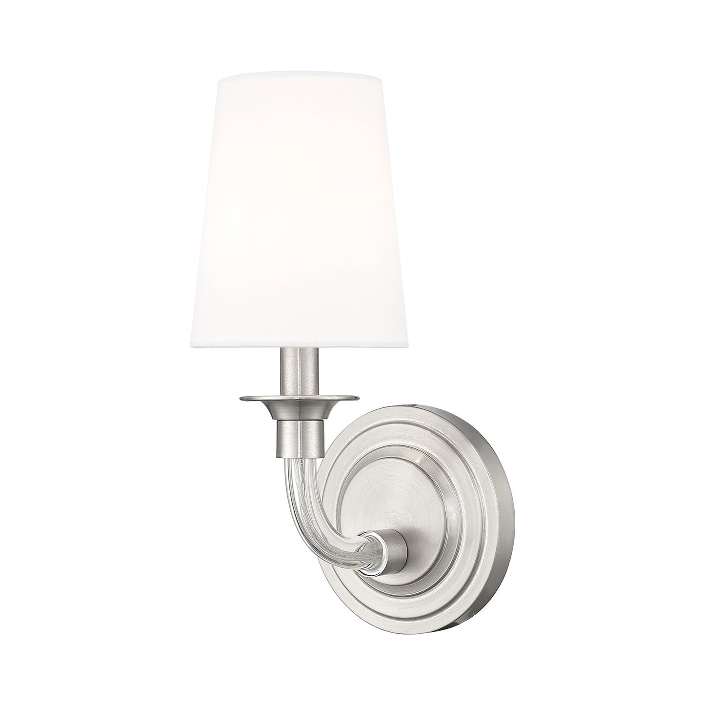 Katerina Wall Light in Brushed Nickel (1-Light).