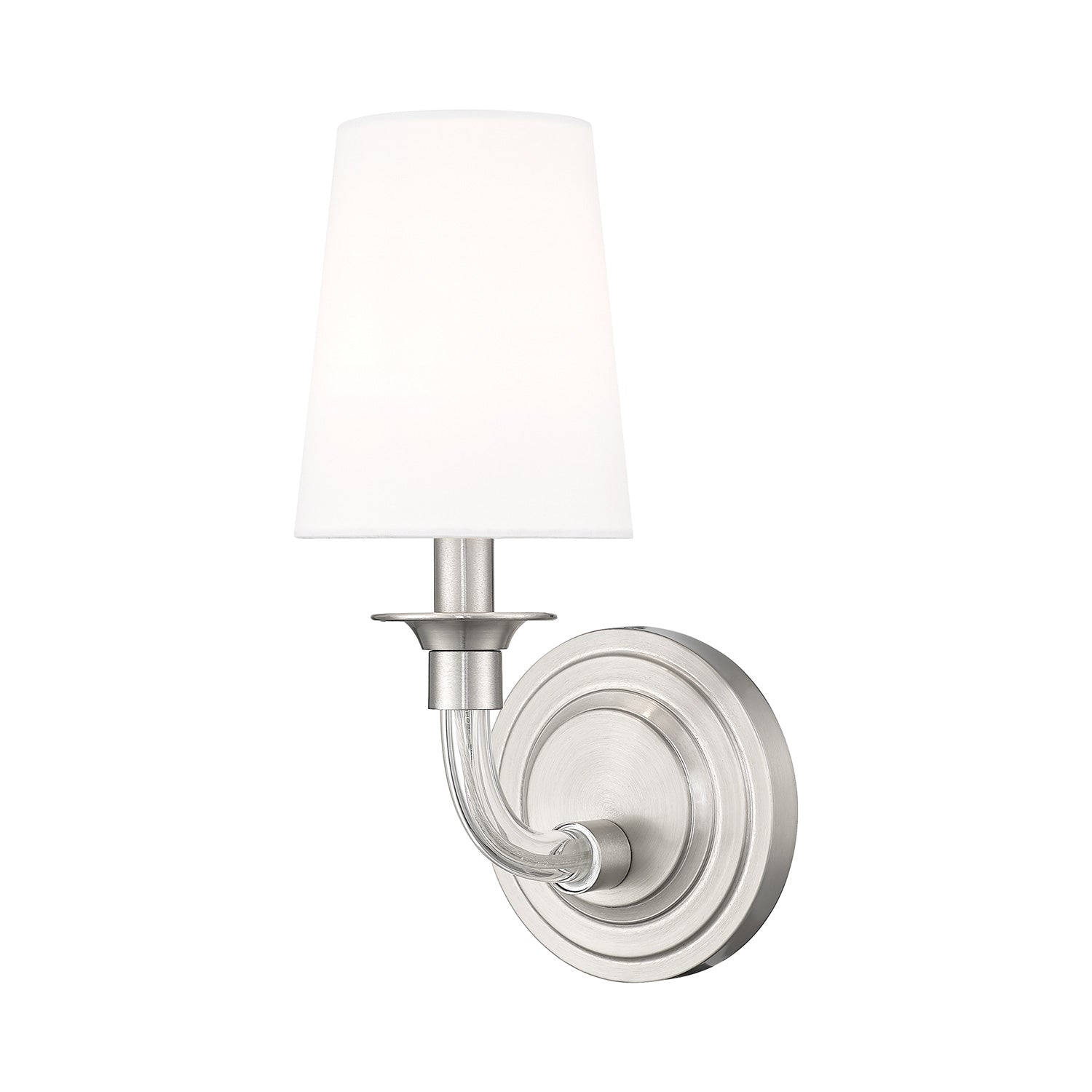 Katerina Wall Light in Brushed Nickel (1-Light).