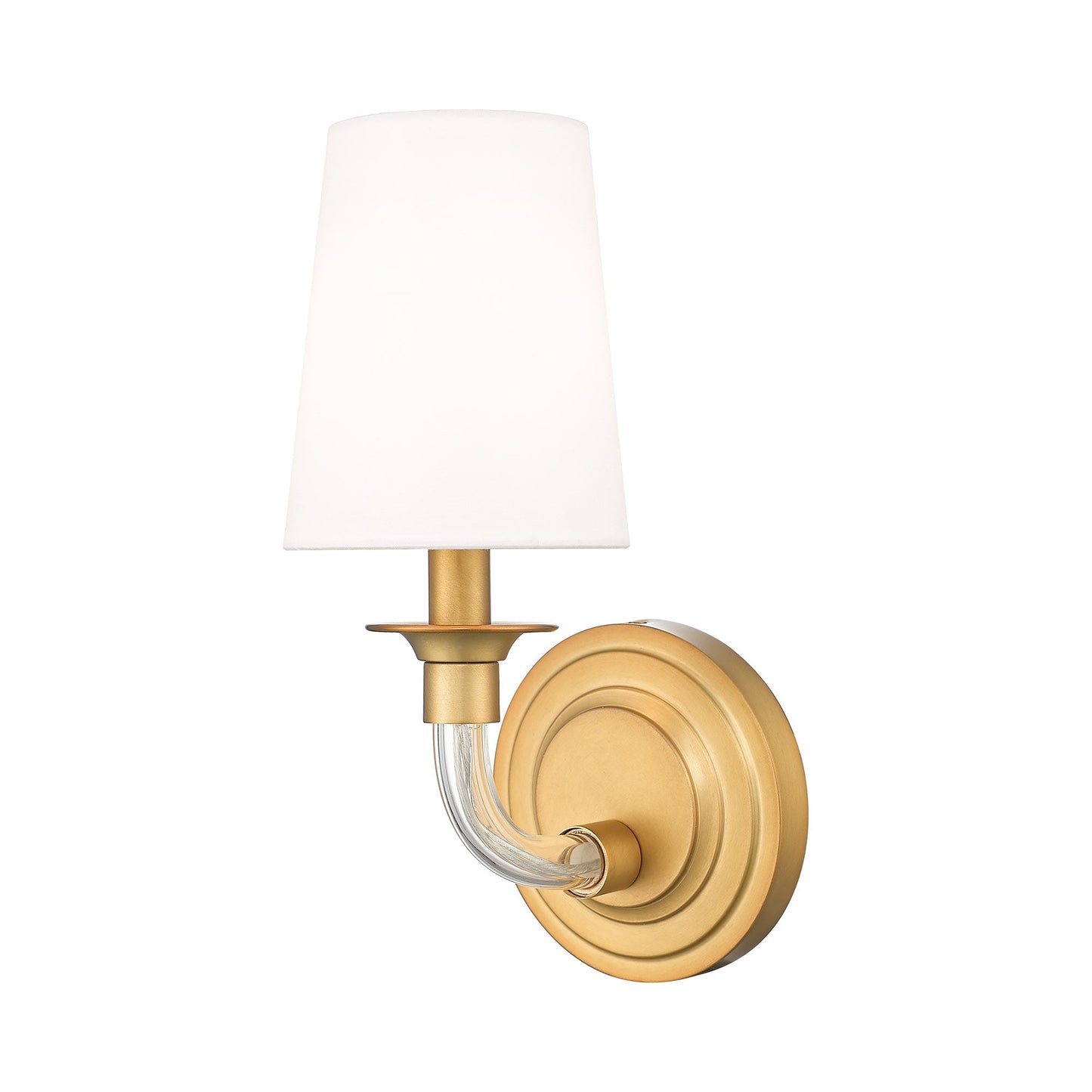 Katerina Wall Light in Rubbed Brass (1-Light).