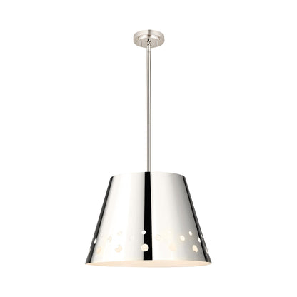 Katie Pendant Light in Polished Nickel (18-Inch).