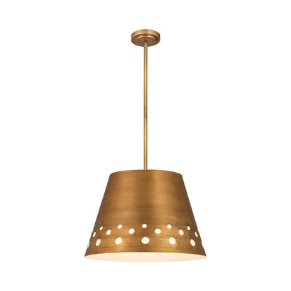 Katie Pendant Light in Rubbed Brass (18-Inch).