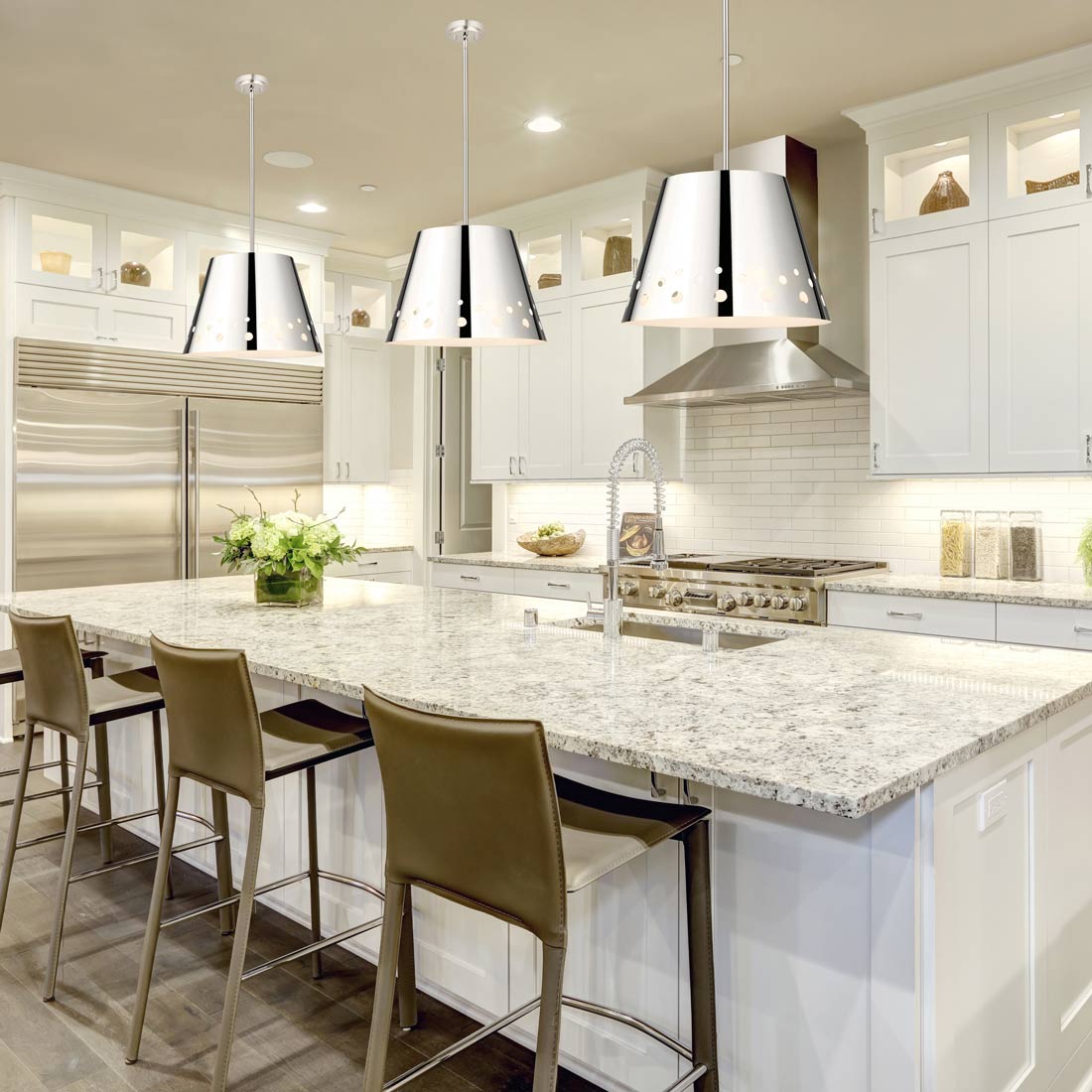 Katie Pendant Light in kitchen.