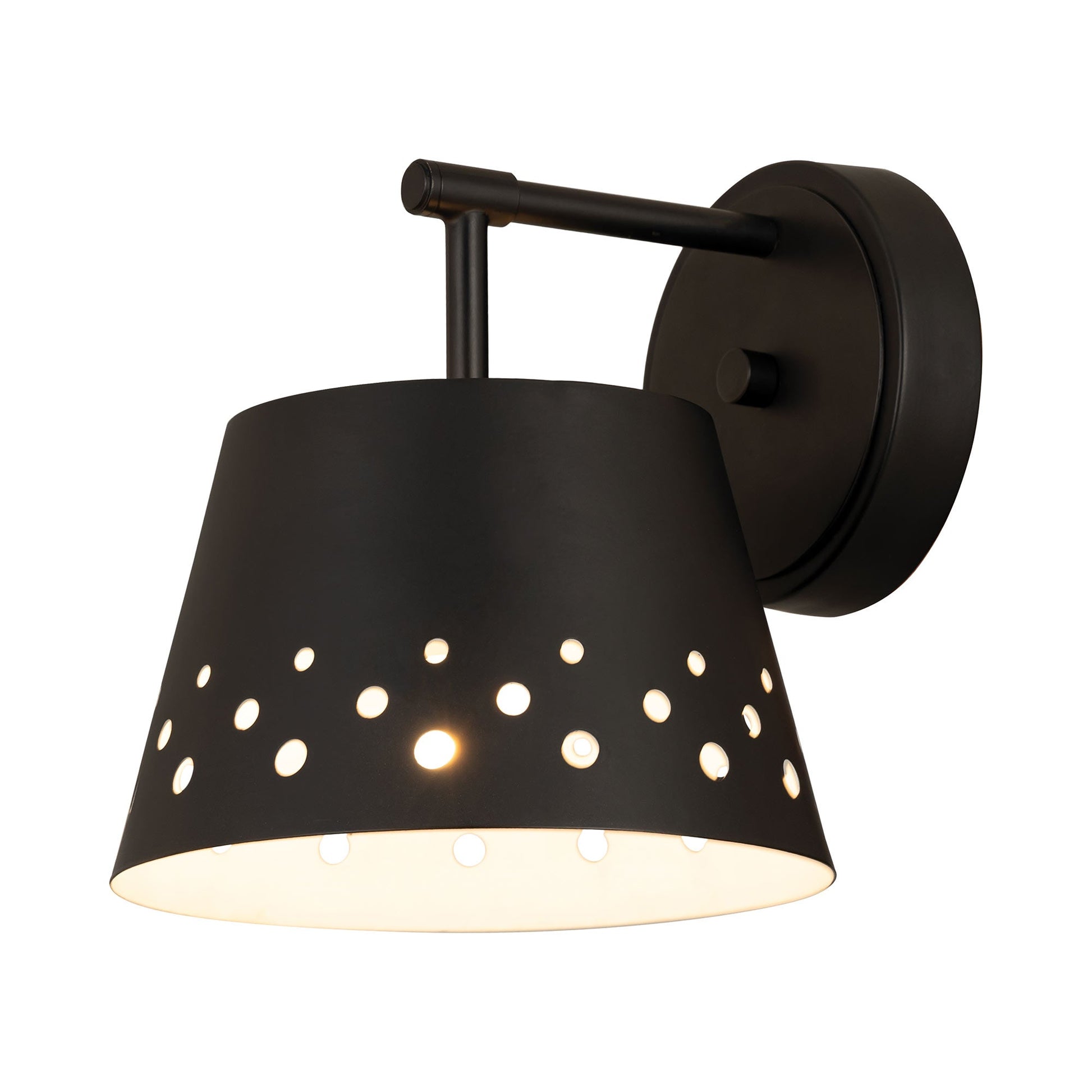 Katie Wall Light in Matte Black.