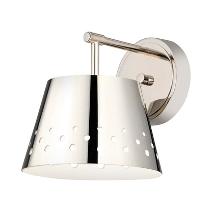 Katie Wall Light in Polished Nickel.