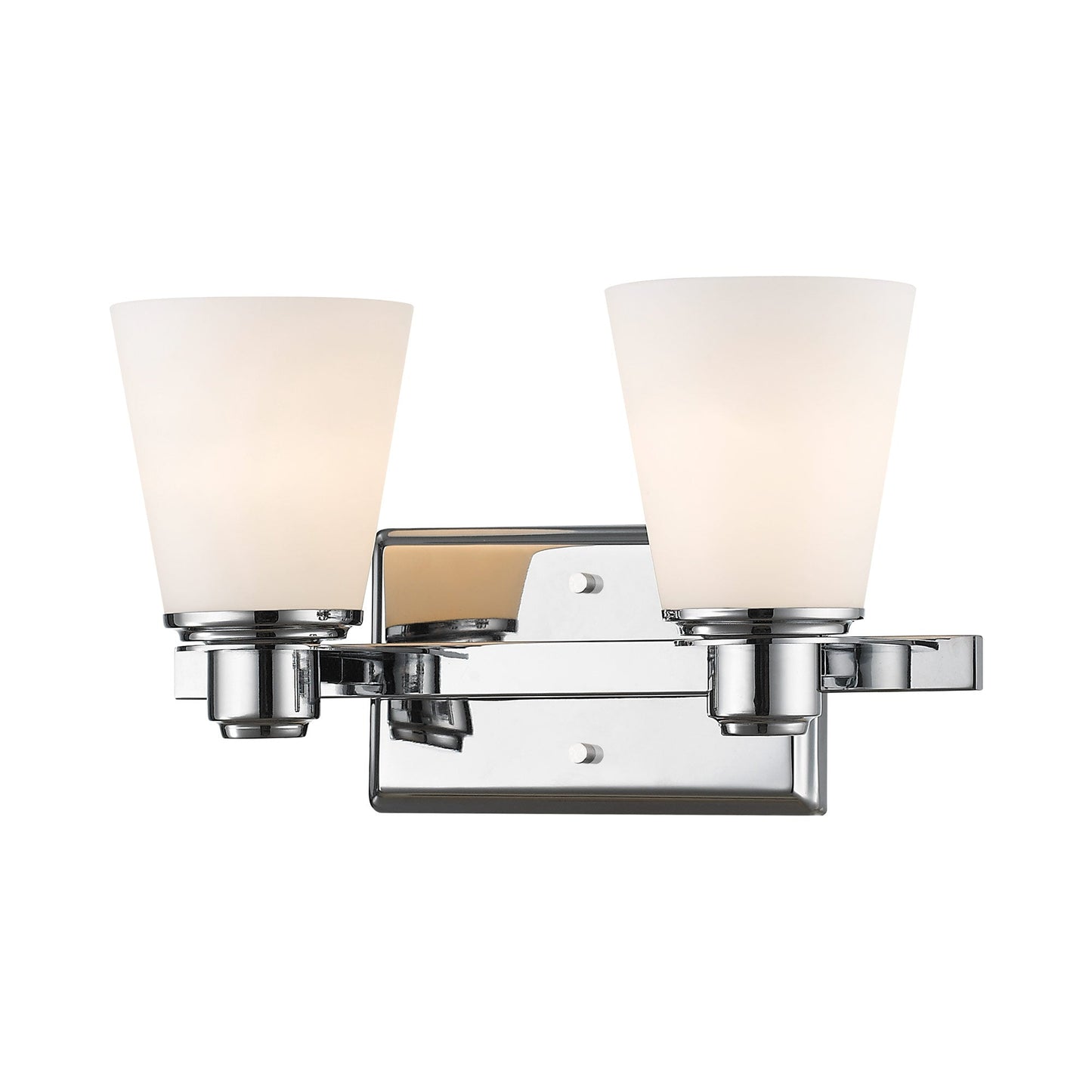 Kayla Bath Vanity Light in Chrome (2-Light).