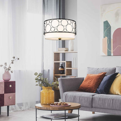 Kendall Chandelier in living room.