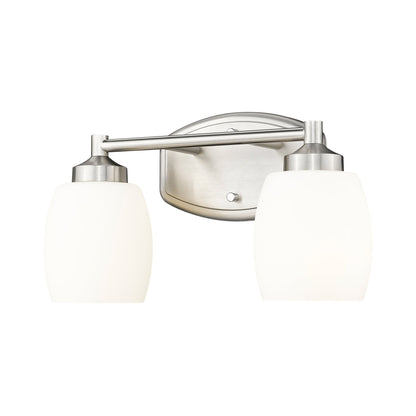 Kendrick Bath Vanity Light in Brushed Nickel (2-Light).