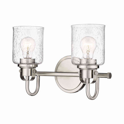 Kinsley Bath Vanity Light in Brushed Nickel (2-Light).
