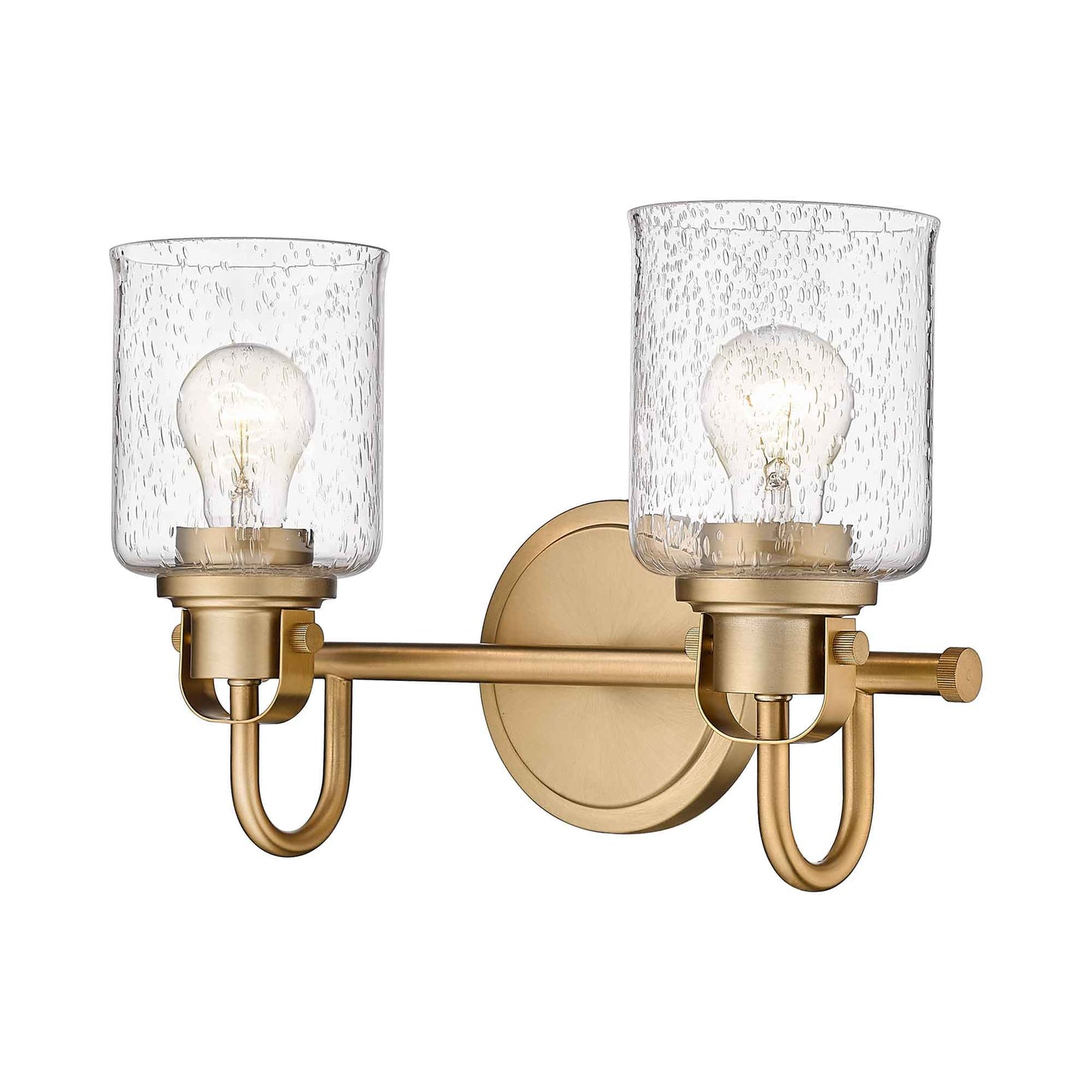 Kinsley Bath Vanity Light in Heirloom Gold (2-Light).