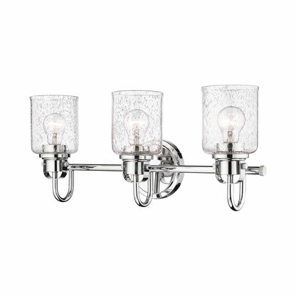 Kinsley Bath Vanity Light in Chrome (3-Light).