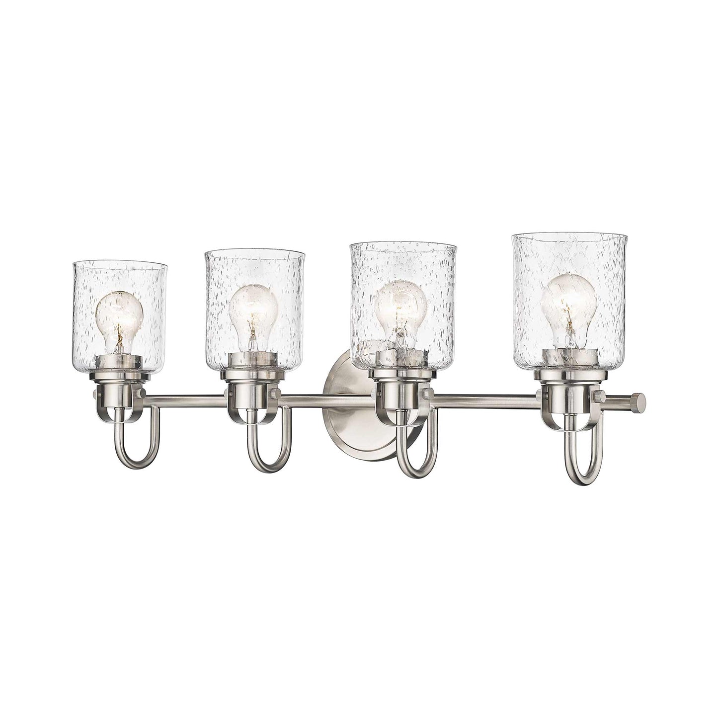 Kinsley Bath Vanity Light in Brushed Nickel (4-Light).