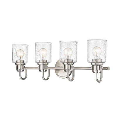 Kinsley Bath Vanity Light in Brushed Nickel (4-Light).