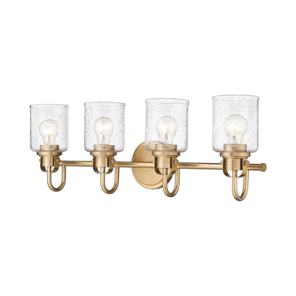 Kinsley Bath Vanity Light in Heirloom Gold (4-Light).