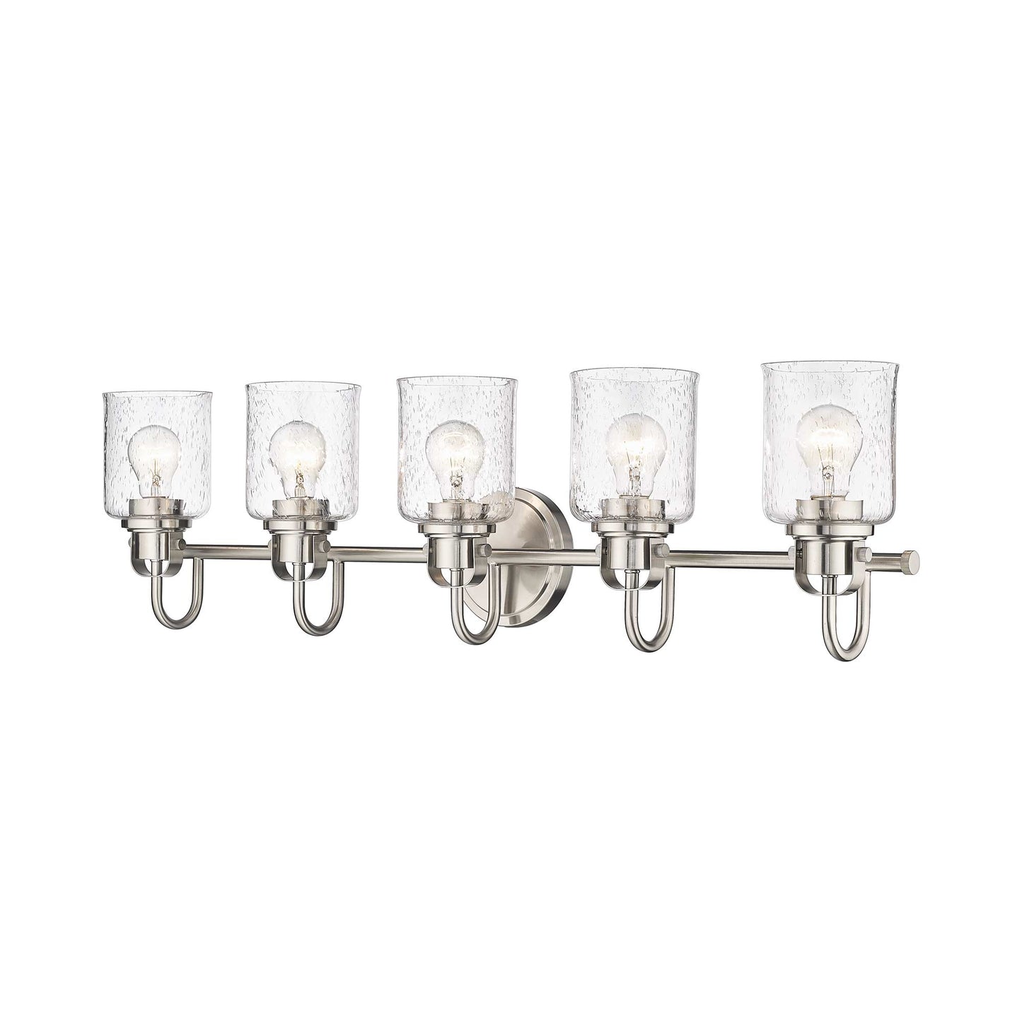 Kinsley Bath Vanity Light in Brushed Nickel (5-Light).