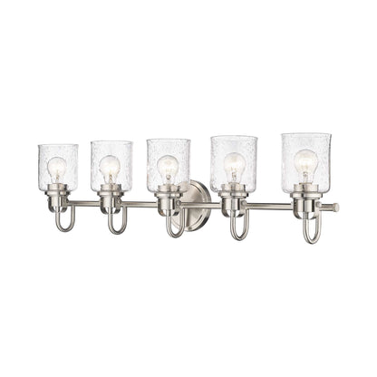Kinsley Bath Vanity Light in Brushed Nickel (5-Light).