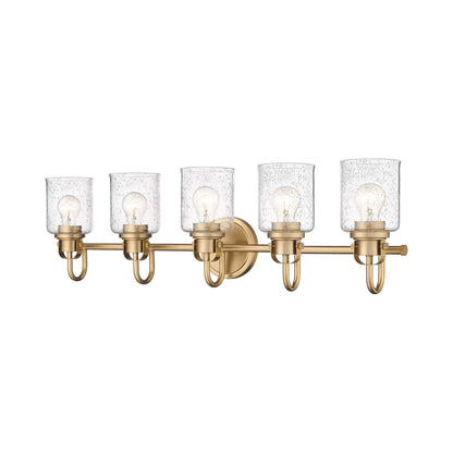 Kinsley Bath Vanity Light in Heirloom Gold (5-Light).