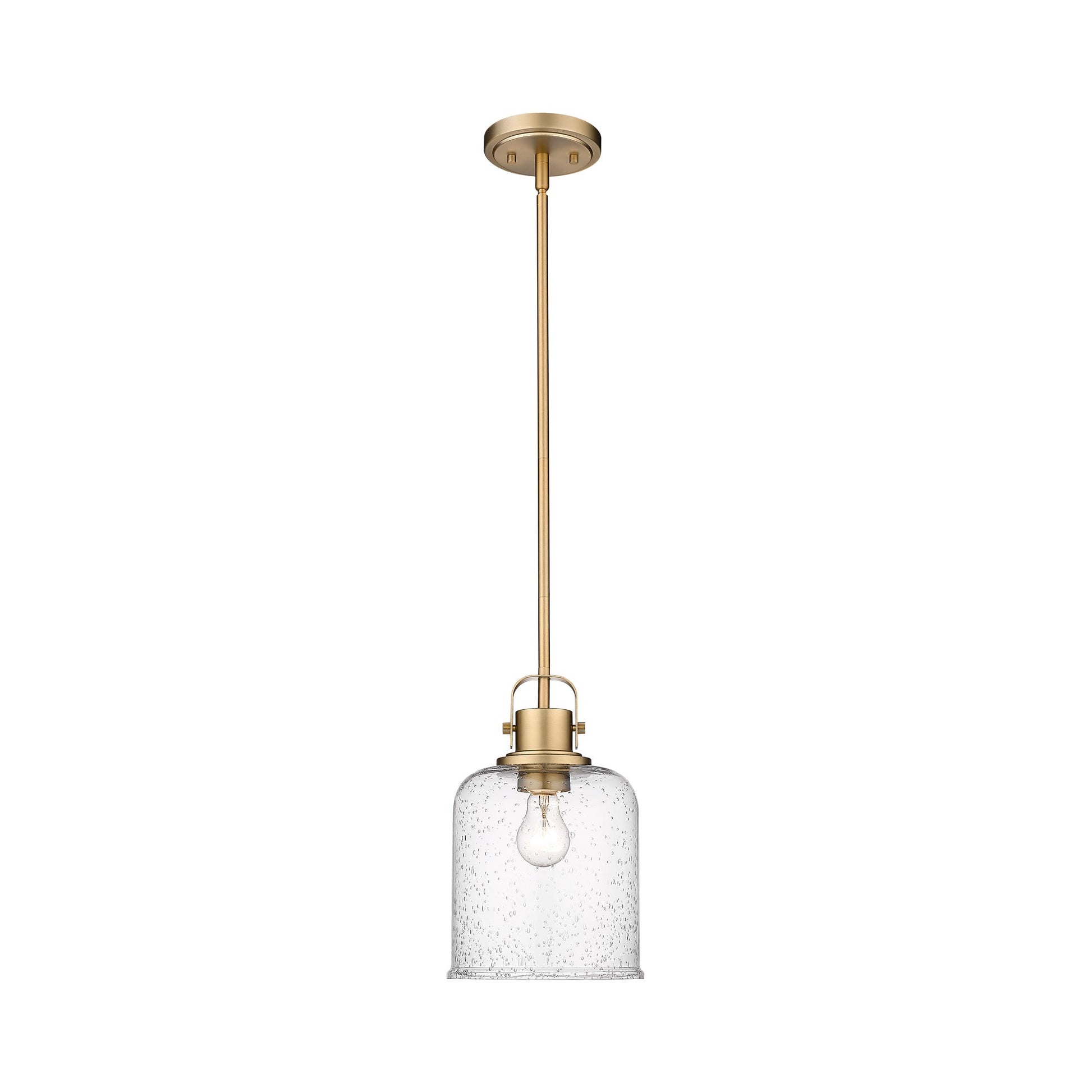 Kinsley Pendant Light in Heirloom Gold (8-Inch).
