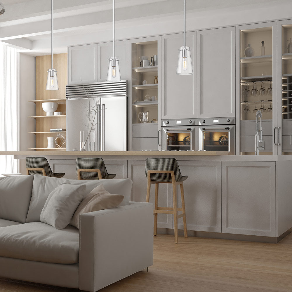 Kira Single Pendant Light in kitchen.