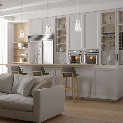 Kira Single Pendant Light in kitchen.