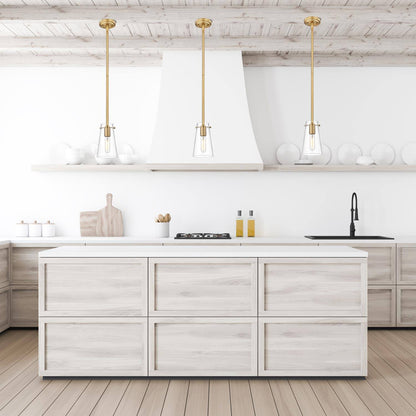 Kira Single Pendant Light in kitchen.