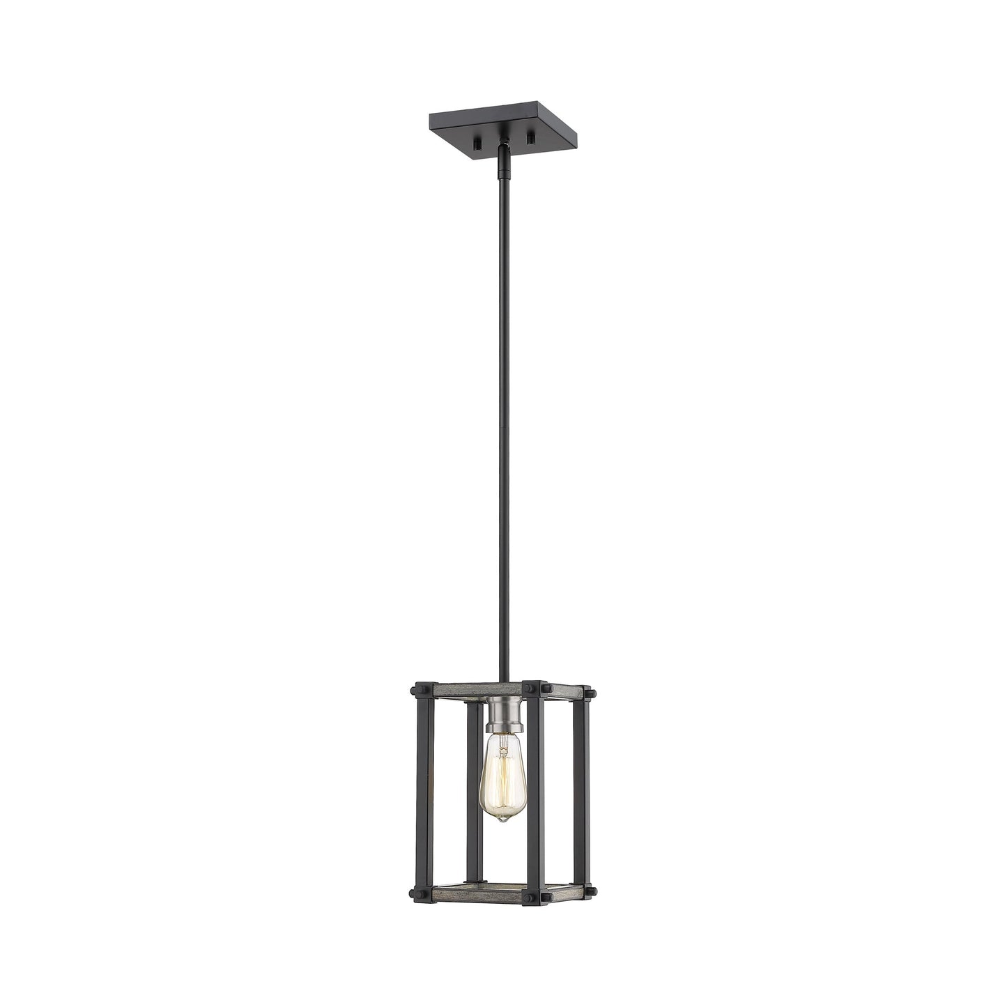 Kirkland 472MPS Pendant Light in Ashen Barnboard.