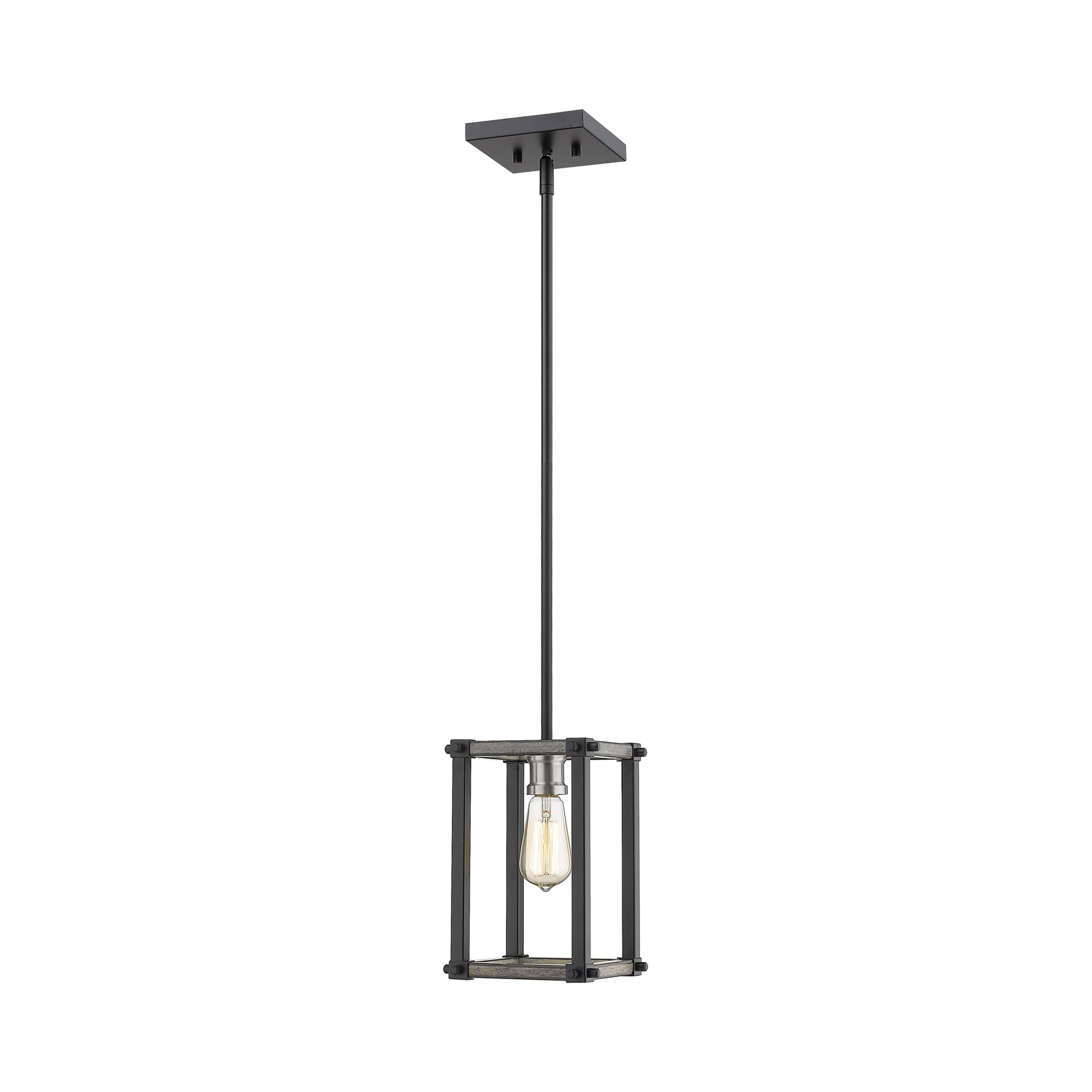 Kirkland 472MPS Pendant Light in Ashen Barnboard.