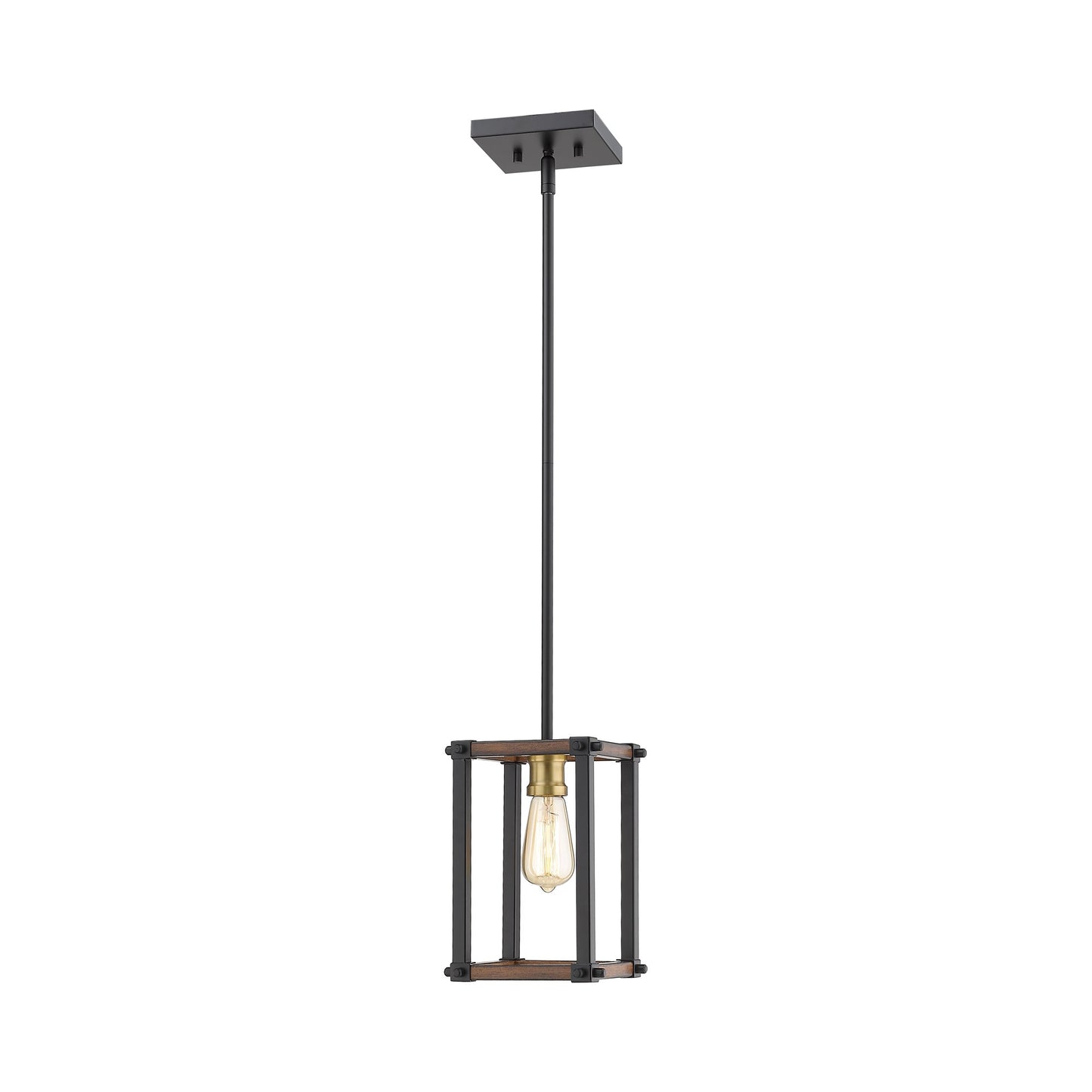 Kirkland 472MPS Pendant Light in Rustic Mahogany.