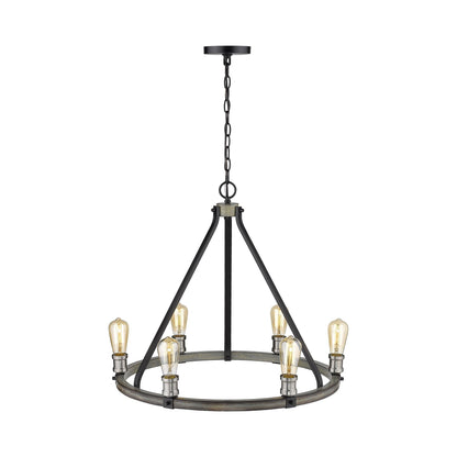 Kirkland Multi Light Chandelier in Detail.
