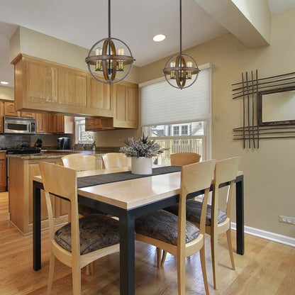 Kirkland Orb Pendant Light in kitchen.