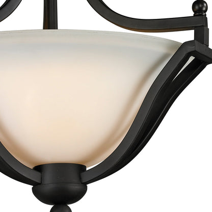 Lagoon Semi Flush Mount Ceiling Light in Detail.