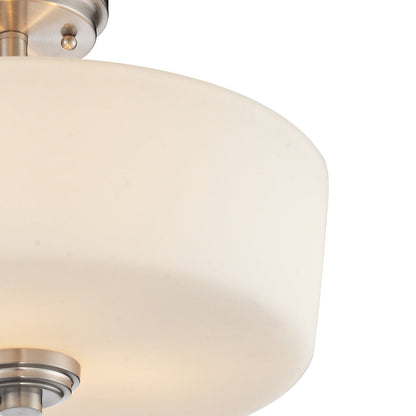 Lamina Semi Flush Mount Ceiling Light in Detail.
