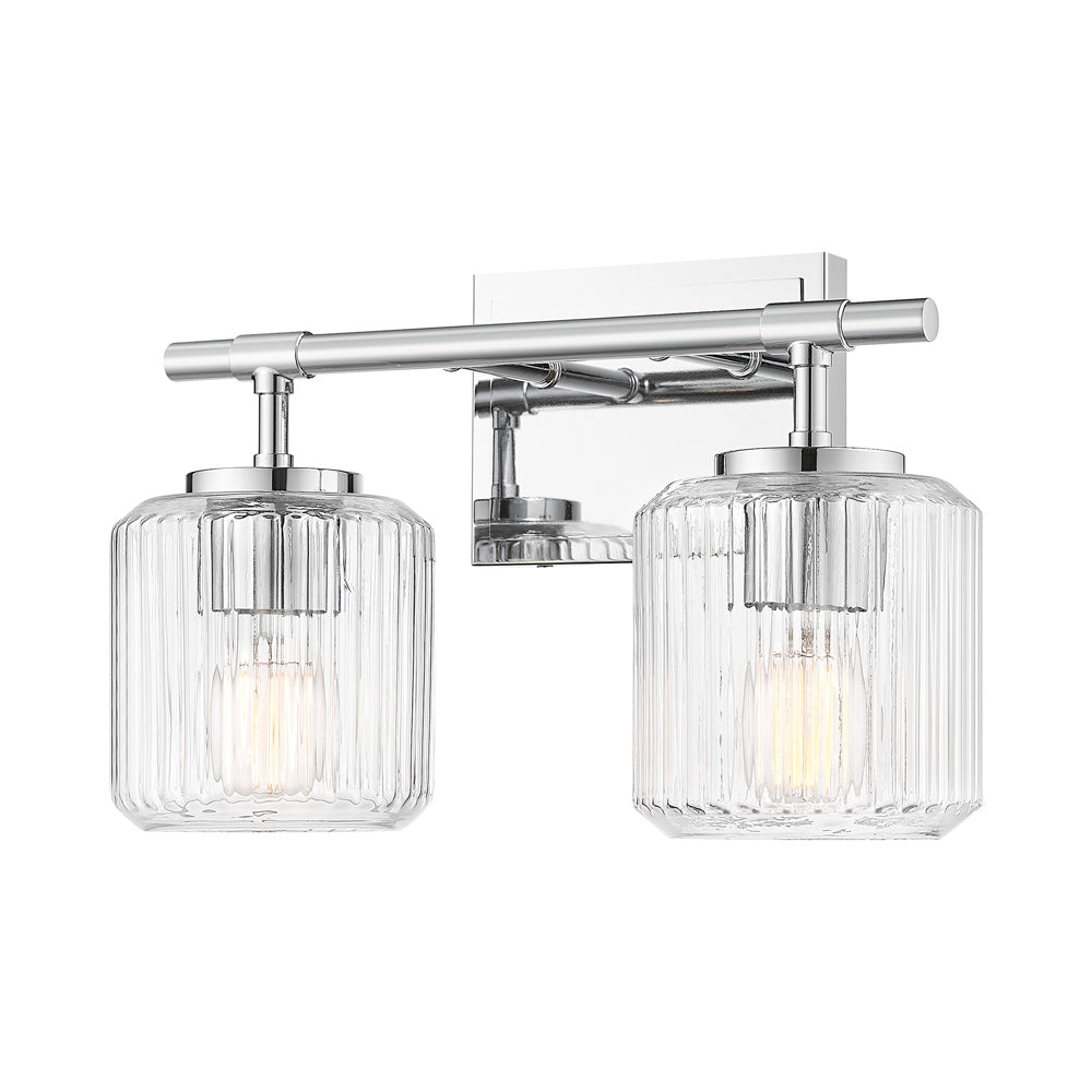 Landon Bath Vanity Light in Chrome (2-Light).
