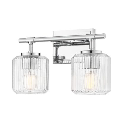 Landon Bath Vanity Light in Chrome (2-Light).