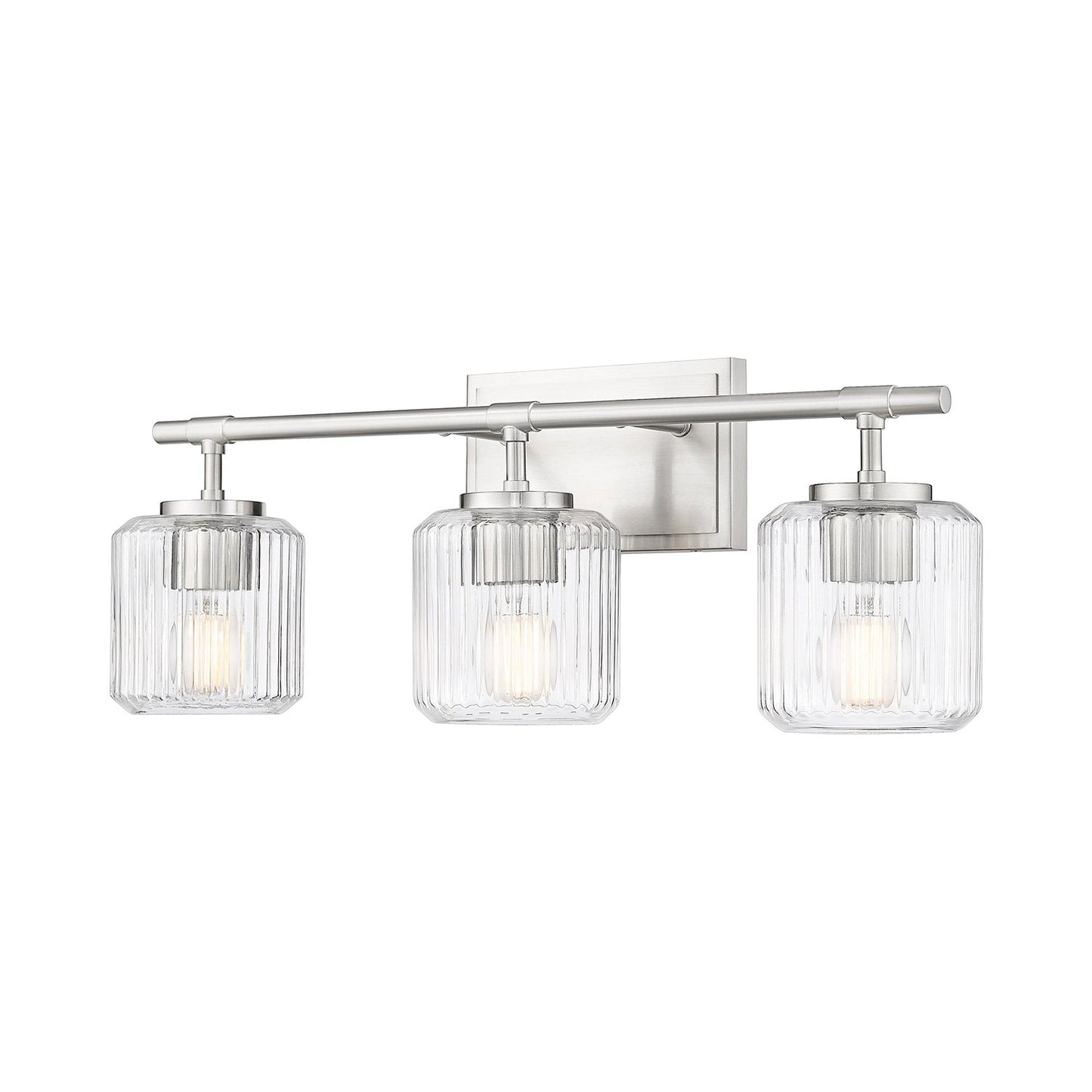 Landon Bath Vanity Light in Brushed Nickel (3-Light).