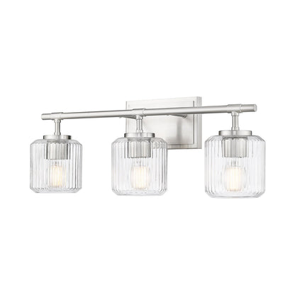 Landon Bath Vanity Light in Brushed Nickel (3-Light).