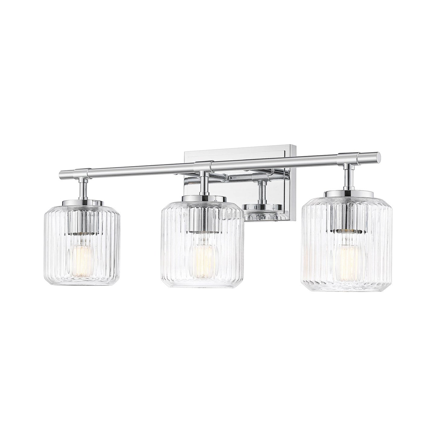 Landon Bath Vanity Light in Chrome (3-Light).