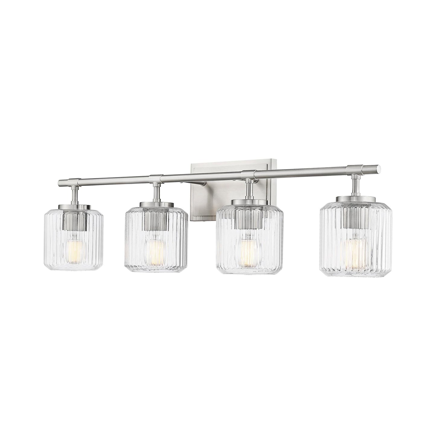 Landon Bath Vanity Light in Brushed Nickel (4-Light).