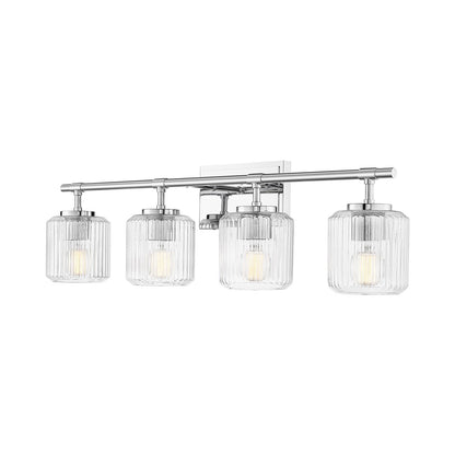 Landon Bath Vanity Light in Chrome (4-Light).