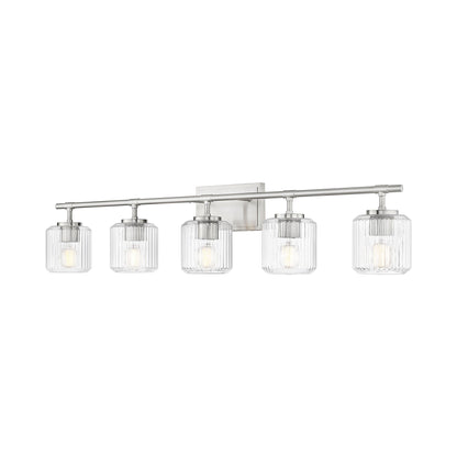 Landon Bath Vanity Light in Brushed Nickel (5-Light).