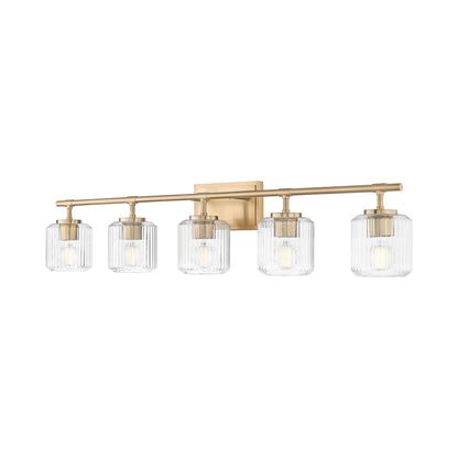 Landon Bath Vanity Light in Modern Gold (5-Light).