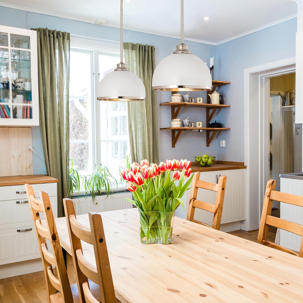 Landry Pendant Light in dining room.