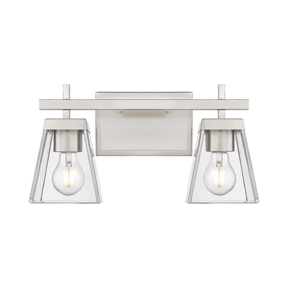Lauren Bath Vanity Light in  Brushed Nickel (2-Light).