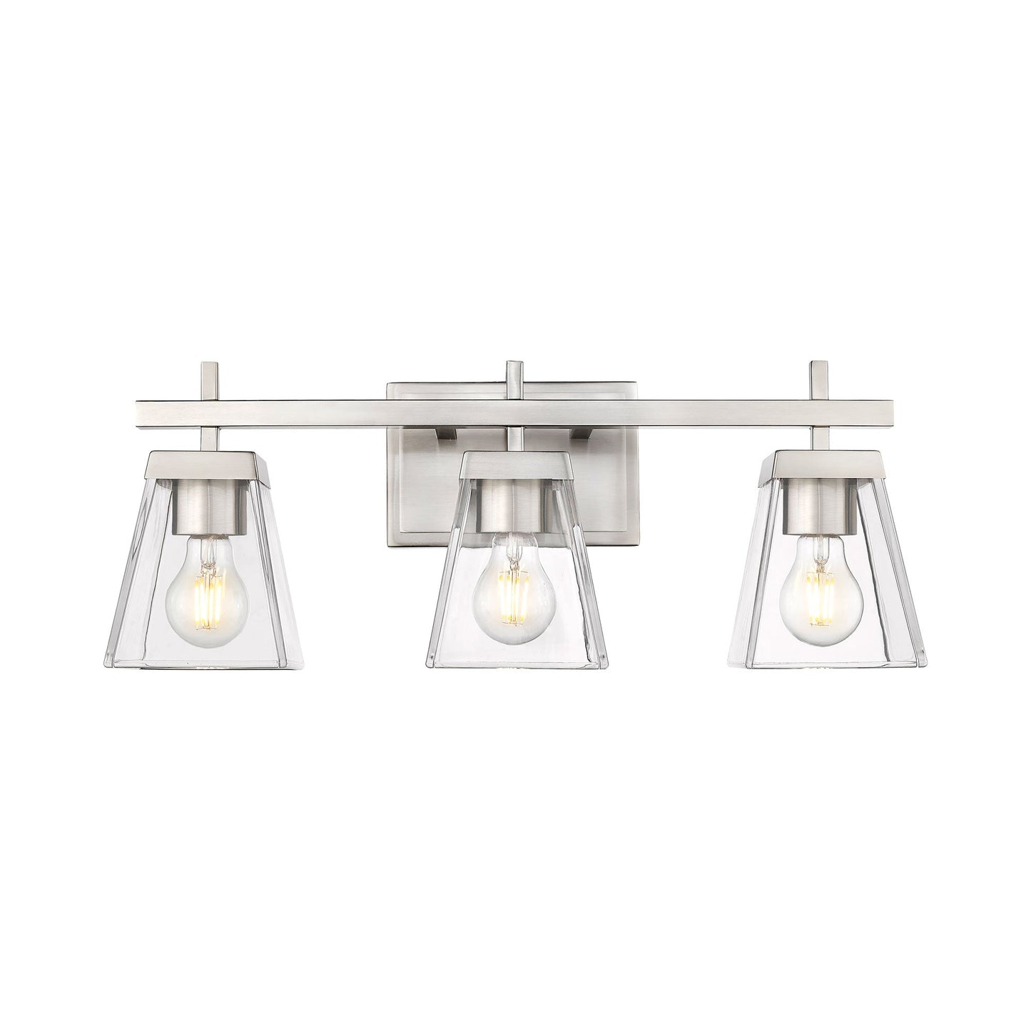 Lauren Bath Vanity Light in  Brushed Nickel (3-Light).