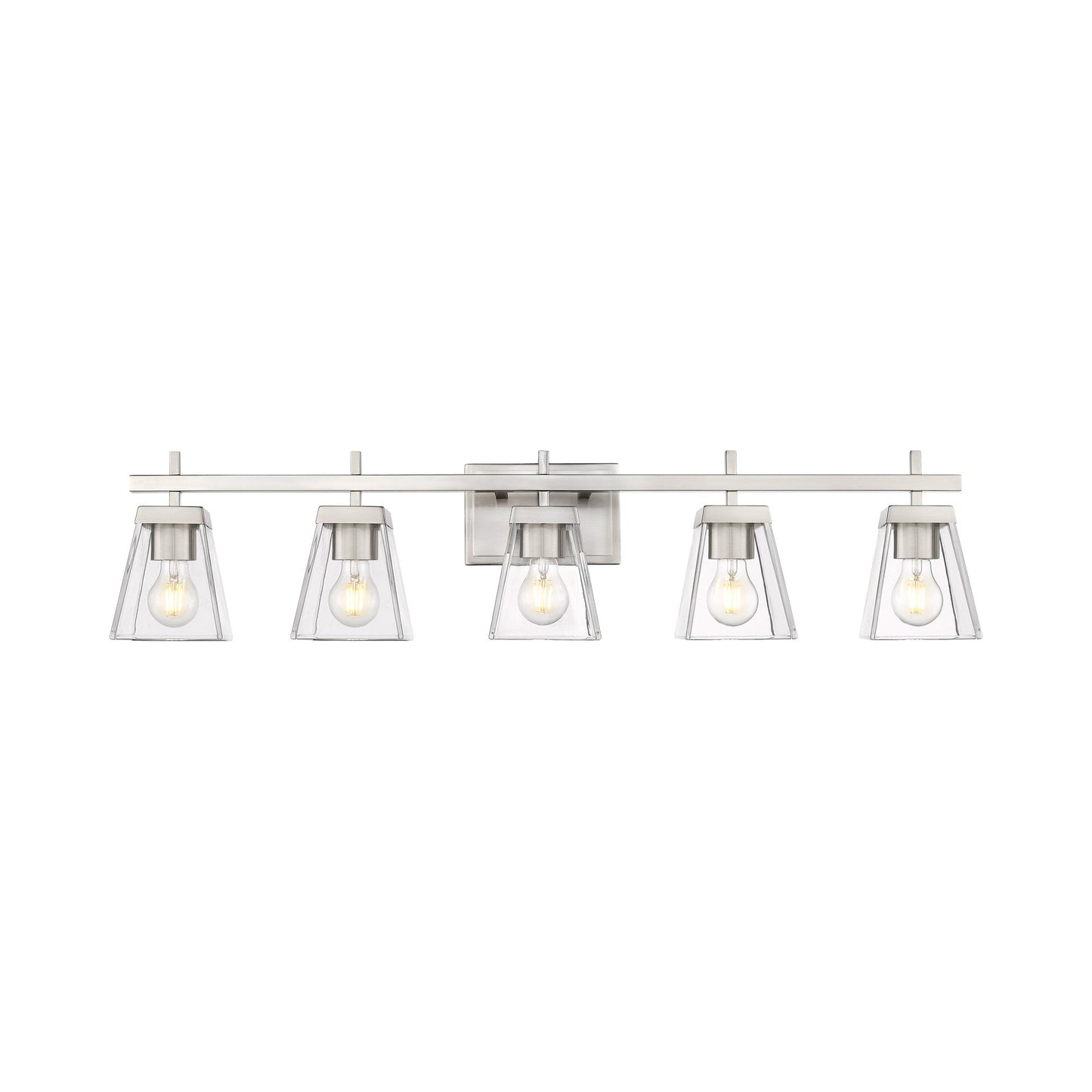 Lauren Bath Vanity Light in  Brushed Nickel (5-Light).