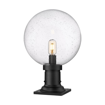 Laurent 533PM Outdoor Pier Mount Light in Clear Seedy (17.5-Inch).