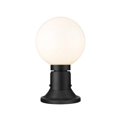 Laurent 553PM Outdoor Pier Mount Light in White Opal (13.5-Inch).