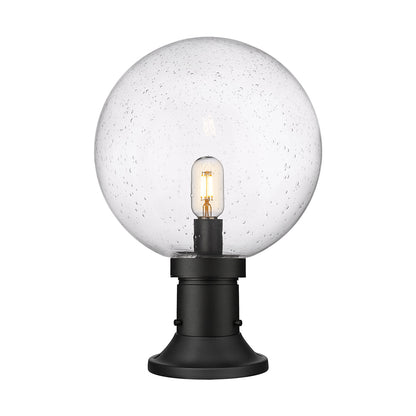 Laurent 553PM Outdoor Pier Mount Light in Clear Seedy (17.63-Inch).