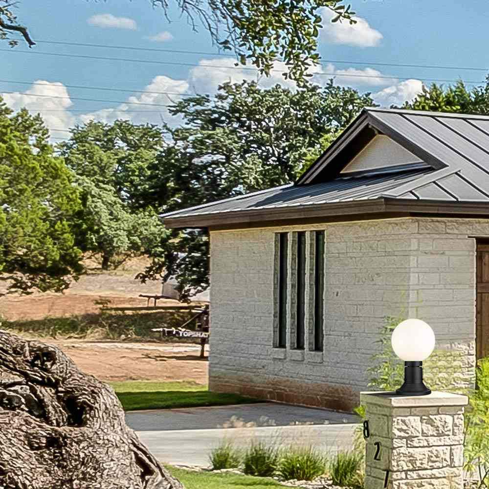 Laurent 553PM Outdoor Pier Mount Light in Outside Area.