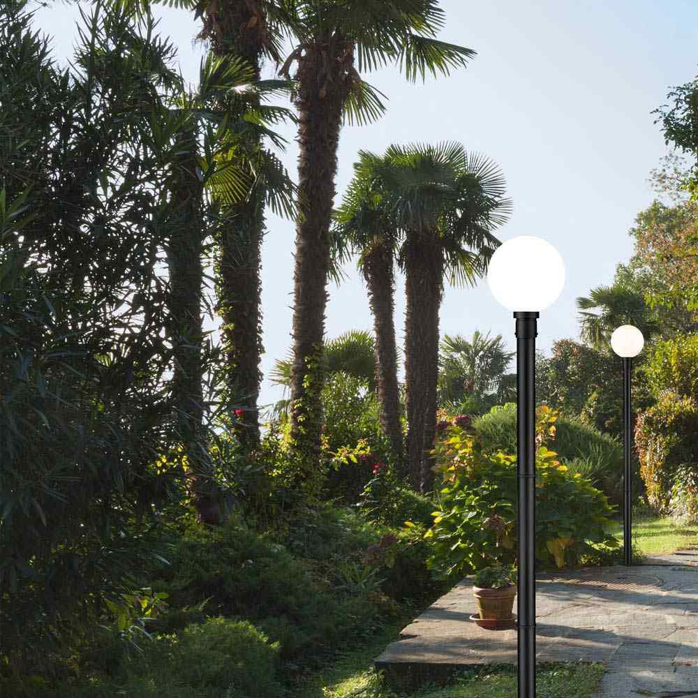 Laurent 567P Outdoor Globe Post Light in Outside Area.